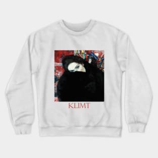 Lady with Clutch (1916) by Gustav Klimt Crewneck Sweatshirt